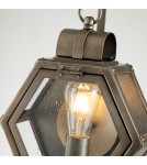 Quintiesse Mała latarnia naścienna Heath - 1 źródło światła - Oksydowany brąz IP44 Elstead Lighting QN-HEATH-S-BU