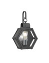 Quintiesse Small Heath wall lantern - 1 light source - Mottled black IP44 Elstead Lighting QN-HEATH-S-MB