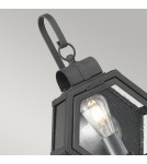 Quintiesse Mała latarnia naścienna Heath - 1 źródło światła - Cętkowana czerń IP44 Elstead Lighting QN-HEATH-S-MB