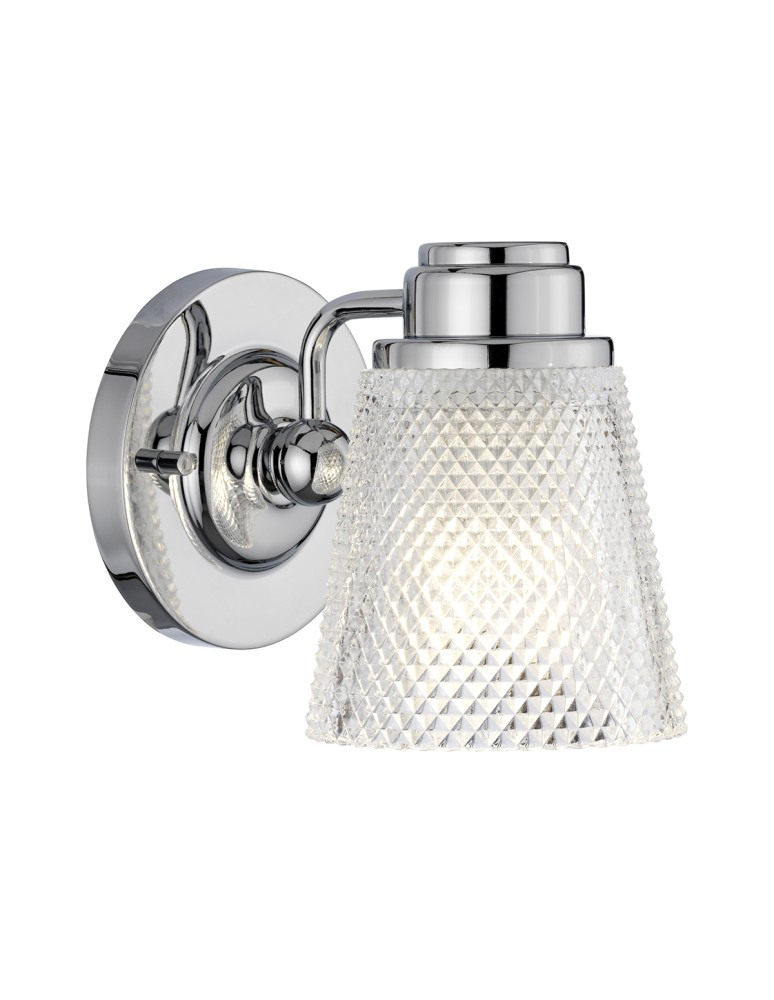Bathroom wall lamps - Quintiesse Wall lamp Hudson - 1 light source IP44 Elstead Lighting QN-HUDSON1-BATH - product kolory-swiatla.pl 1