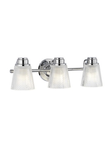 Quintiesse Hudson wall lamp - 3 light sources IP44 Elstead Lighting QN-HUDSON3-BATH
