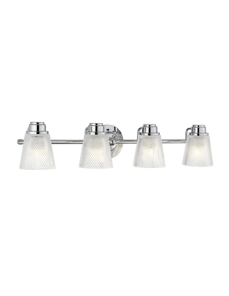 Bathroom wall lamps - Quintiesse Hudson wall lamp - 4 light sources IP44 Elstead Lighting QN-HUDSON4-BATH - product kolory-swiatla.pl 1