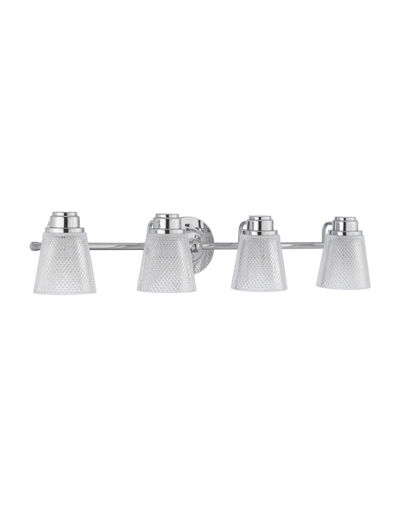 Bathroom wall lamps - Quintiesse Hudson wall lamp - 4 light sources IP44 Elstead Lighting QN-HUDSON4-BATH - product kolory-swiatla.pl 2