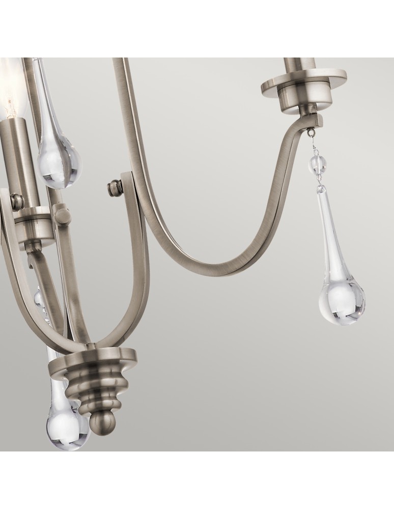 Classic chandeliers - Quintiesse Karlee chandelier - 3 light sources Elstead Lighting QN-KARLEE3 - product kolory-swiatla.pl 4