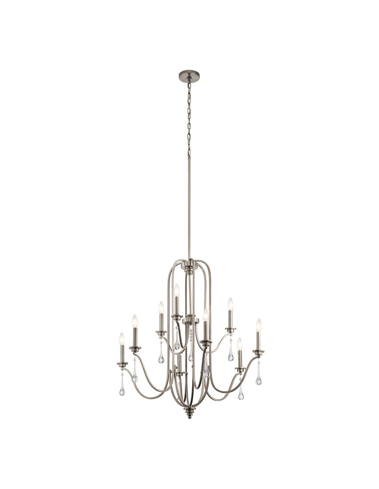 Classic chandeliers - Quintiesse Karlee chandelier - 9 light sources Elstead Lighting QN-KARLEE9 - product kolory-swiatla.pl 1