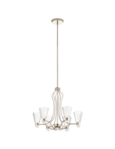 Quintiesse Kayva IP44 LED Chandelier by Elstead Lighting QN-KAYVA13-PN