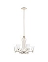 Quintiesse Kayva IP44 LED Chandelier by Elstead Lighting QN-KAYVA13-PN
