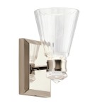 Bathroom wall lamps - Quintiesse Kayva IP44 LED wall lamp by Elstead Lighting QN-KAYVA1-PN - product 1