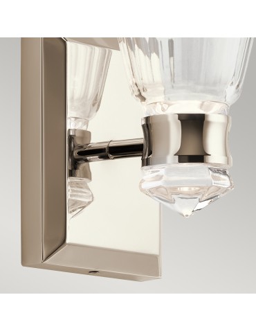 Quintiesse Kinkiet LED Kayva IP44 Elstead Lighting QN-KAYVA1-PN - produkt 2