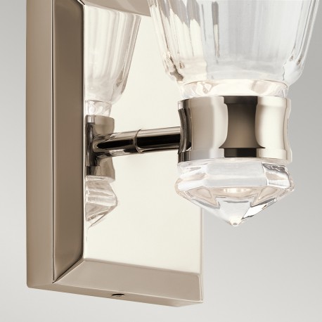 Quintiesse Kinkiet LED Kayva IP44 Elstead Lighting QN-KAYVA1-PN