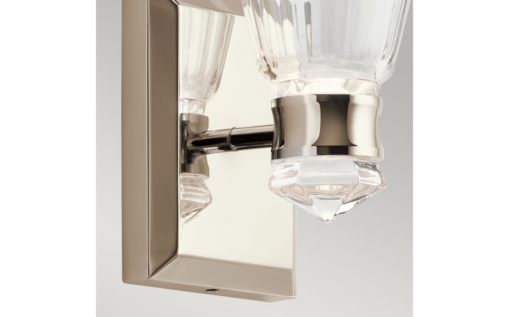 Quintiesse Kinkiet LED Kayva IP44 Elstead Lighting QN-KAYVA1-PN