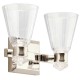 Quintiesse Kinkiet LED Kayva IP44 Elstead Lighting QN-KAYVA2-PN