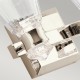 Quintiesse Kinkiet LED Kayva IP44 Elstead Lighting QN-KAYVA2-PN