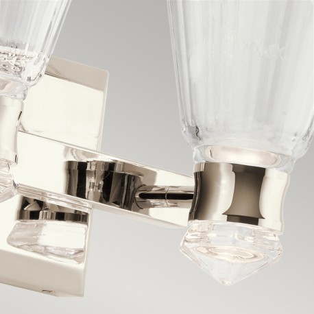 Quintiesse Kinkiet LED Kayva IP44 Elstead Lighting QN-KAYVA2-PN