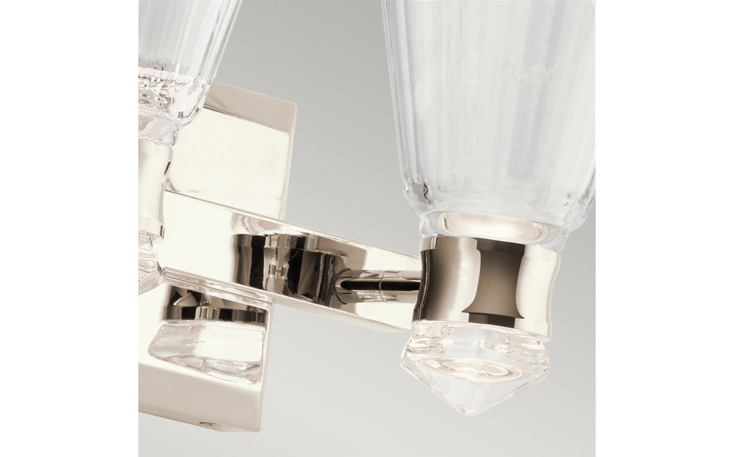 Quintiesse Kinkiet LED Kayva IP44 Elstead Lighting QN-KAYVA2-PN