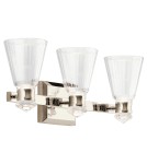 Bathroom wall lamps - Quintiesse Kayva IP44 LED wall lamp by Elstead Lighting QN-KAYVA3-PN - product 1