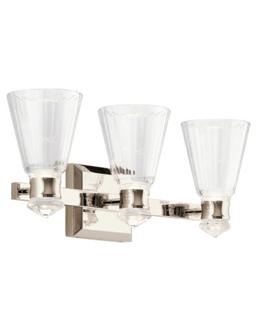 Quintiesse Kayva IP44 LED wall lamp by Elstead Lighting QN-KAYVA3-PN