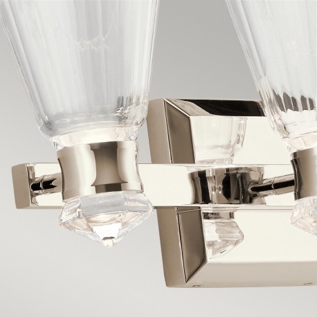 Quintiesse Kinkiet LED Kayva IP44 Elstead Lighting QN-KAYVA3-PN