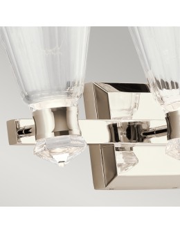 Quintiesse Kayva IP44 LED wall lamp by Elstead Lighting QN-KAYVA3-PN - product 2