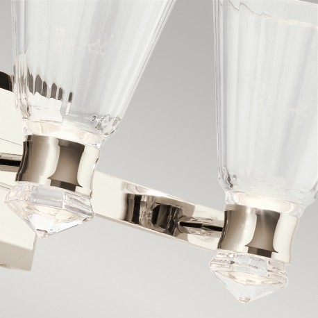 Quintiesse Kinkiet LED Kayva IP44 Elstead Lighting QN-KAYVA3-PN