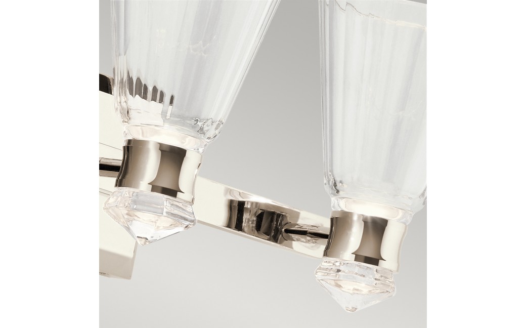 Quintiesse Kinkiet LED Kayva IP44 Elstead Lighting QN-KAYVA3-PN