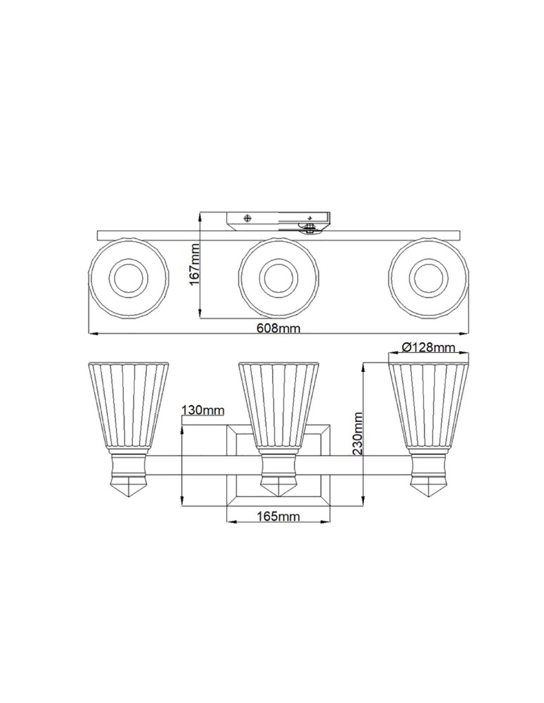 Bathroom wall lamps - Quintiesse Kayva IP44 LED wall lamp by Elstead Lighting QN-KAYVA3-PN - product kolory-swiatla.pl 5
