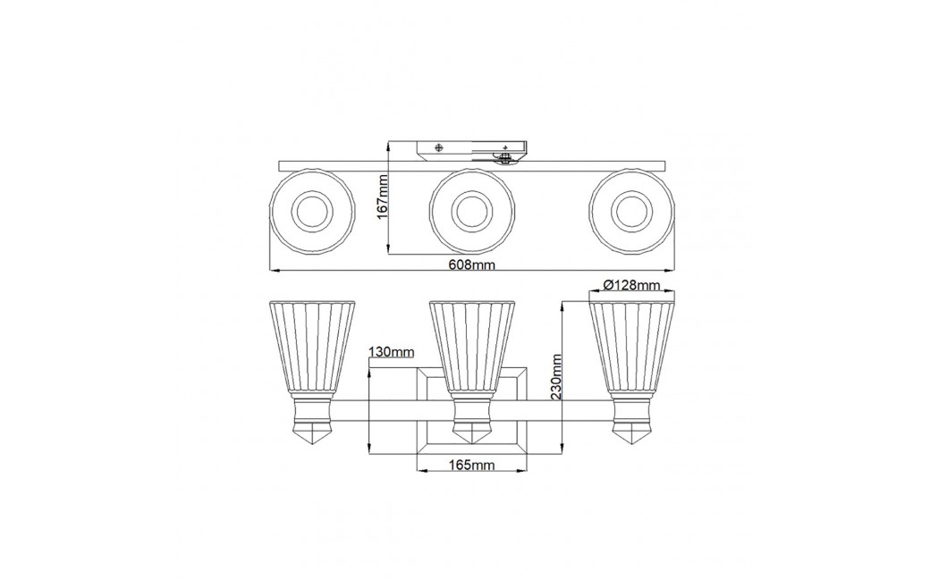 Quintiesse Kinkiet LED Kayva IP44 Elstead Lighting QN-KAYVA3-PN