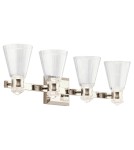 Bathroom wall lamps - Quintiesse Kayva IP44 LED wall lamp by Elstead Lighting QN-KAYVA4-PN - product 1