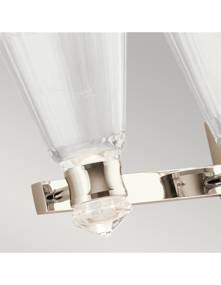 Bathroom wall lamps - Quintiesse Kayva IP44 LED wall lamp by Elstead Lighting QN-KAYVA4-PN - product kolory-swiatla.pl 3
