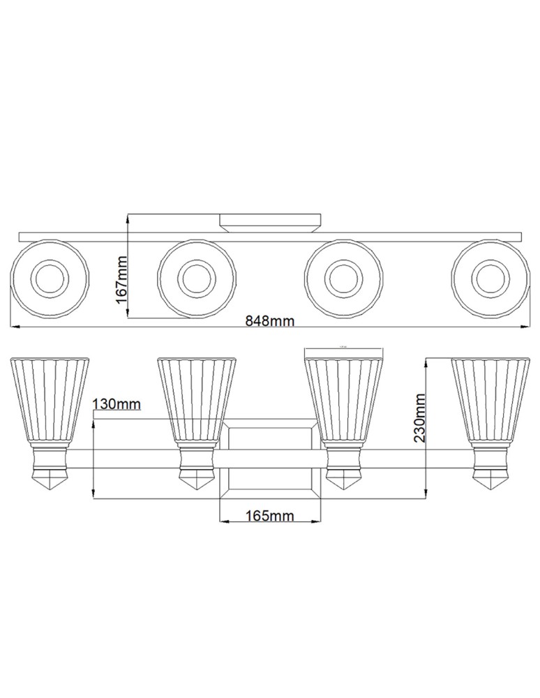 Bathroom wall lamps - Quintiesse Kayva IP44 LED wall lamp by Elstead Lighting QN-KAYVA4-PN - product kolory-swiatla.pl 5