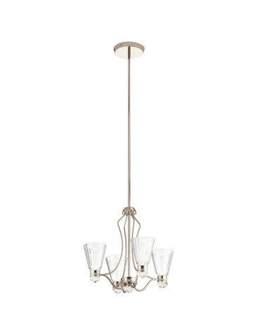 Quintiesse Żyrandol LED Kayva IP44 Elstead Lighting QN-KAYVA9-PN