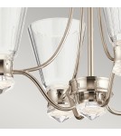Quintiesse Żyrandol LED Kayva IP44 Elstead Lighting QN-KAYVA9-PN