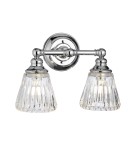 Bathroom wall lamps - Quintiesse Keynes wall lamp - 2 light sources IP44 Elstead Lighting QN-KEYNES2-BATH - product 1