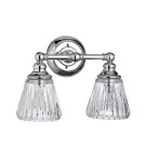Bathroom wall lamps - Quintiesse Keynes wall lamp - 2 light sources IP44 Elstead Lighting QN-KEYNES2-BATH - product 2
