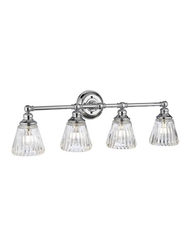 Quintiesse Keynes wall lamp - 4 light sources IP44 Elstead Lighting QN-KEYNES4-BATH