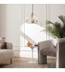 Modern chandeliers - Quintiesse Kimrose Chandelier - 3 light sources - Brushed natural brass Elstead Lighting QN-KIMROSE3-BNB - product 6
