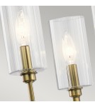 Quintiesse Żyrandol Kimrose - 6 źródeł światła - Szczotkowany naturalny mosiądz Elstead Lighting QN-KIMROSE6-BNB
