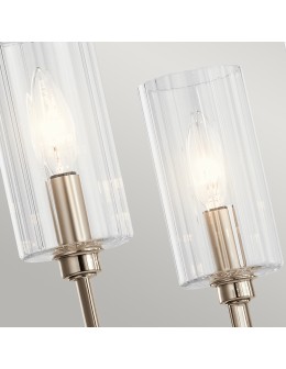 Quintiesse Kimrose Chandelier - 6 light sources - Polished Nickel Elstead Lighting QN-KIMROSE6-PN - product 2