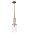 Quintiesse Kimrose small pendant lamp - 1 light source - Brushed natural brass Elstead Lighting QN-KIMROSE-MP