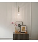 Quintiesse Mała lampa wisząca Kimrose - 1 źródło światła - Polerowany nikiel Elstead Lighting QN-KIMROSE-MP-PN