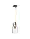 Quintiesse Kitner pendant lamp - 1 light source - Natural brass Elstead Lighting QN-KITNER-P-NBR