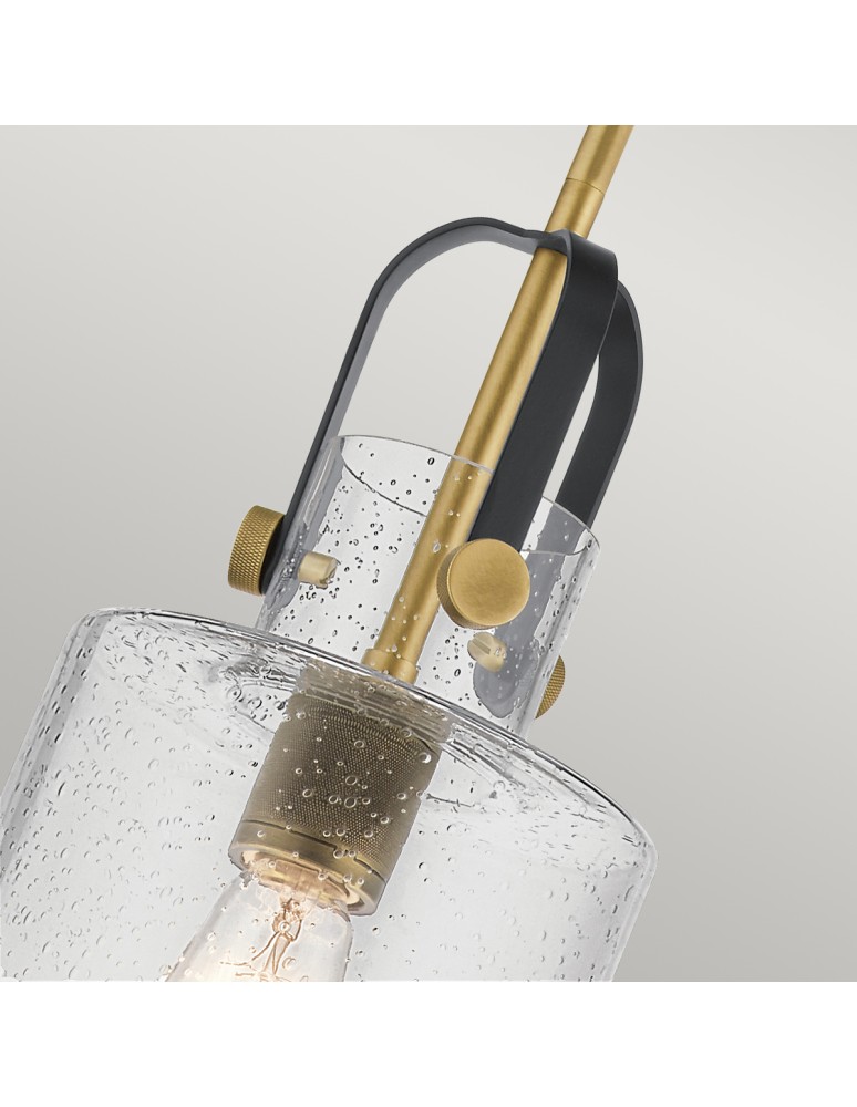 Classic pendant lamps - Quintiesse Kitner pendant lamp - 1 light source - Natural brass Elstead Lighting QN-KITNER-P-NBR - product kolory-swiatla.pl 3