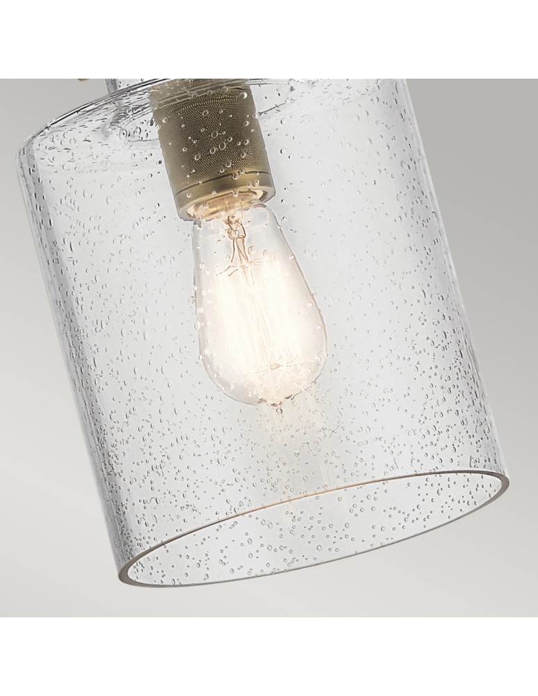 Classic pendant lamps - Quintiesse Kitner pendant lamp - 1 light source - Natural brass Elstead Lighting QN-KITNER-P-NBR - product kolory-swiatla.pl 4