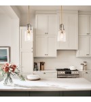 Classic pendant lamps - Quintiesse Kitner pendant lamp - 1 light source - Natural brass Elstead Lighting QN-KITNER-P-NBR - product 5