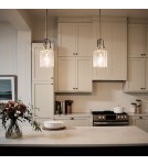 Classic pendant lamps - Quintiesse Kitner pendant lamp - 1 light source - Natural brass Elstead Lighting QN-KITNER-P-NBR - product 6