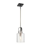 Classic pendant lamps - Quintiesse Kitner Pendant Lamp - 1 light source - Polished Nickel Elstead Lighting QN-KITNER-P-PN - product 1
