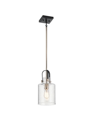 Quintiesse Kitner Pendant Lamp - 1 light source - Polished Nickel Elstead Lighting QN-KITNER-P-PN