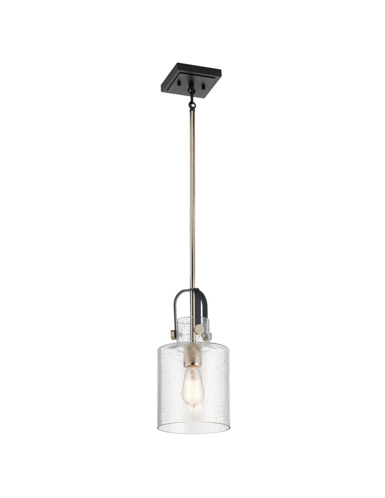 Classic pendant lamps - Quintiesse Kitner Pendant Lamp - 1 light source - Polished Nickel Elstead Lighting QN-KITNER-P-PN - product kolory-swiatla.pl 1