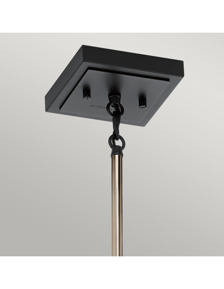 Classic pendant lamps - Quintiesse Kitner Pendant Lamp - 1 light source - Polished Nickel Elstead Lighting QN-KITNER-P-PN - product kolory-swiatla.pl 2