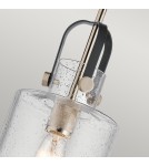 Classic pendant lamps - Quintiesse Kitner Pendant Lamp - 1 light source - Polished Nickel Elstead Lighting QN-KITNER-P-PN - product 3